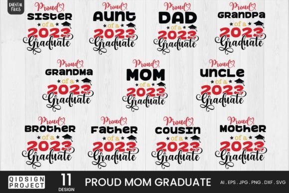 11 Proud Mom Graduate Bundle