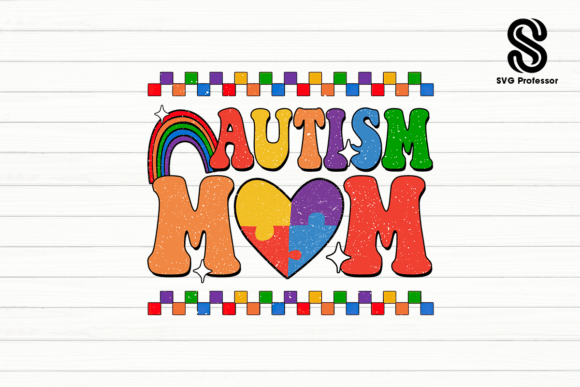 Autism Mom Autism Awareness Puzzle PNG