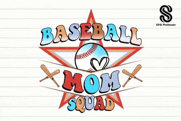 Baseball Mom Squad PNG Design