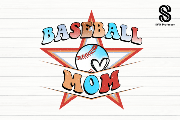 Baseball Mom Sublimation PNG