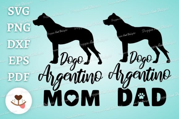 Dogo Argentino Mom Dogo Argentino Dad