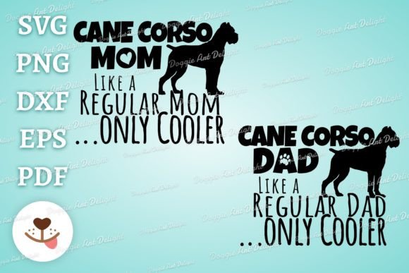 Funny Cane Corso Dog Dad Mom