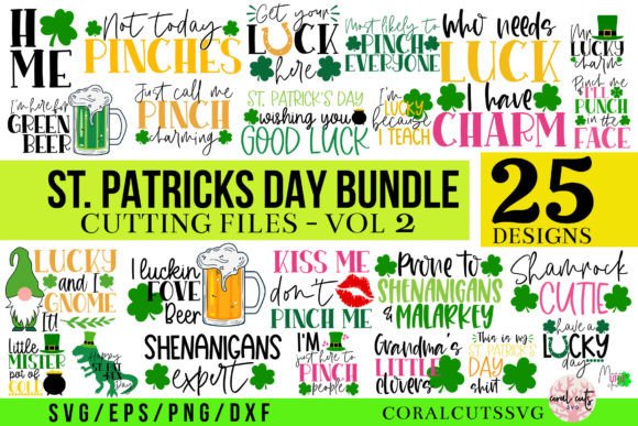 St Patricks Day Bundle – 25 SVG Design
